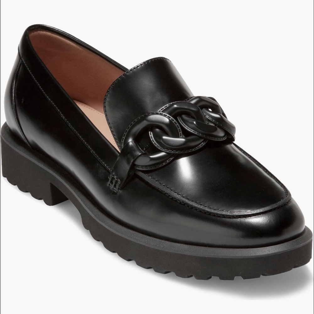 Cole Haan Glossy Women’s Geneva Chain Loafers